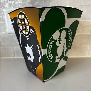 Boston Celtics & Bruins Popcorn Bucket - Dual Team Fan Snack Tub